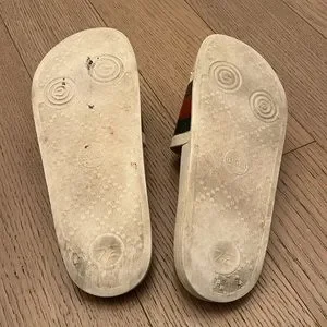 Gucci men’s slide sandal.  Good condition, too small for my son so reselling. Gucci | Shoes | Gucci Mens Slide Sandal Good Condition Too  main image 2